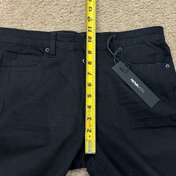 NWT Fashion Nova Men’s Size 30 Maverick Skinny Distressed Black Jeans - Picture 9 of 10